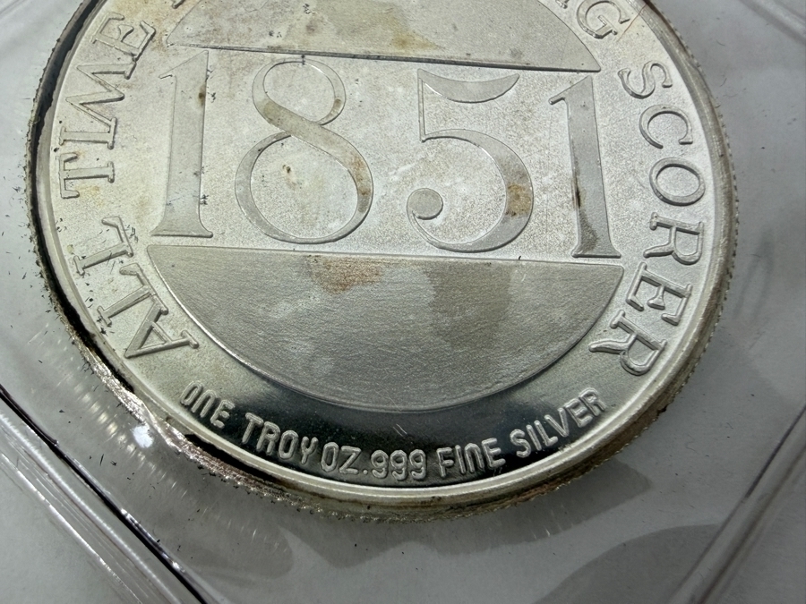 Limited Edition Wayne Gretzky Commemorative Silver Coin 1 Troy Oz .999 Fine Silver [Photo 5]