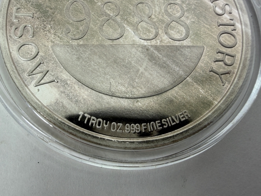 Limited Edition Earvin 'Magic' Johnson Commemorative Proof Silver Round Coin 1 Troy Oz .999 Fine Silver [Photo 5]