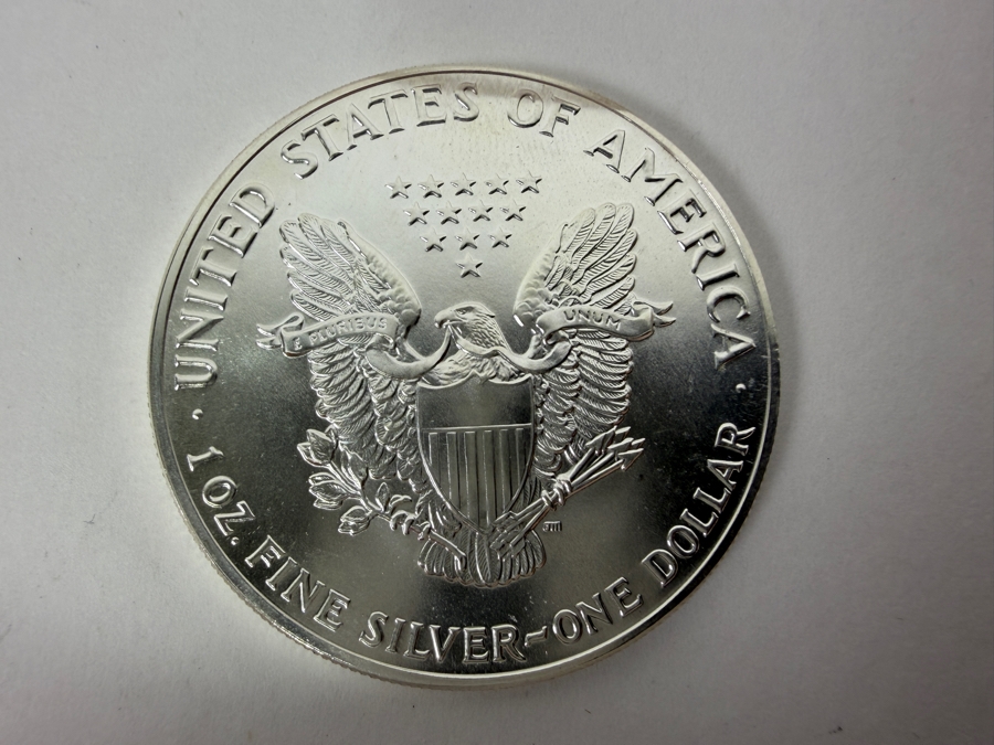 Uncirculated 1987 American Silver Eagle Coin 1 Oz Fine Silver [Photo 2]