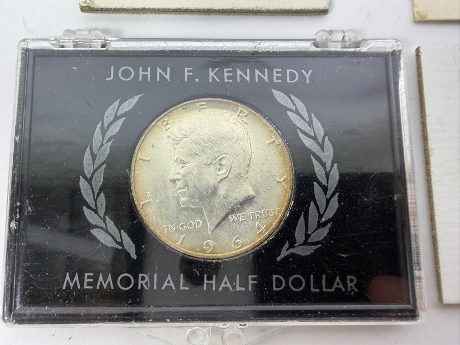 Uncirculated 1964 Kennedy Silver Half Dollar, (2) Uncirculated 1958 Silver Roosevelt Dime And (1) 1910 Liberty Head V Nickel [Photo 2]