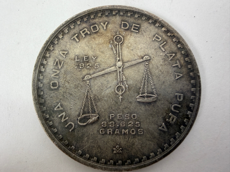 1979 Mexico Casa De Moneda De Mexico 1 Troy Oz Silver .925 Coin


 [Photo 2]