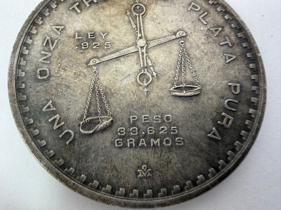 1979 Mexico Casa De Moneda De Mexico 1 Troy Oz Silver .925 Coin


 [Photo 3]