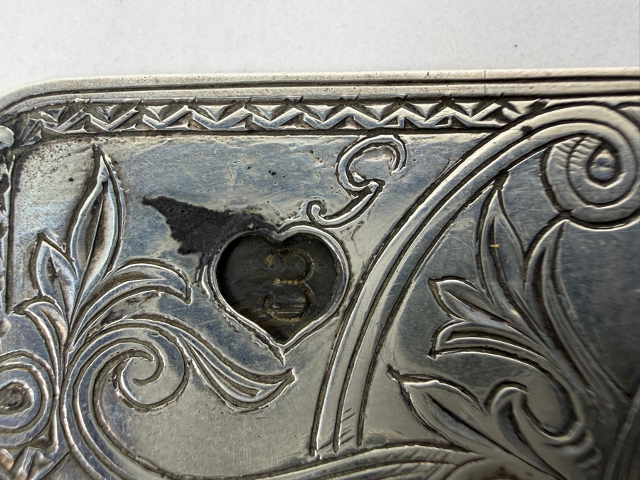 Vintage Hallmarked Sterling Silver Game Counter Marker 29.1g [Photo 2]