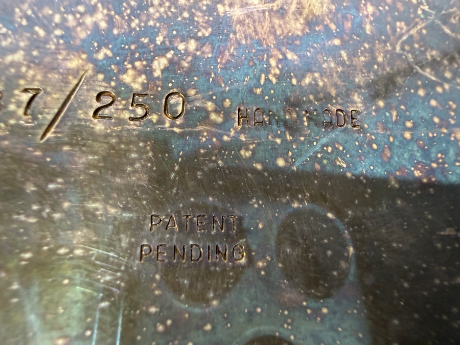 Luigi Del Monte Rare Limited Edition Sterling Silver Italian Modernist Hand Made Menorah Numbered 37 Of 250 - Missing The Candle Cups - 9.75'W X 11.75'H 534.3g [$1,166 Silver Melt Value] Retails $5,000 [Photo 12]