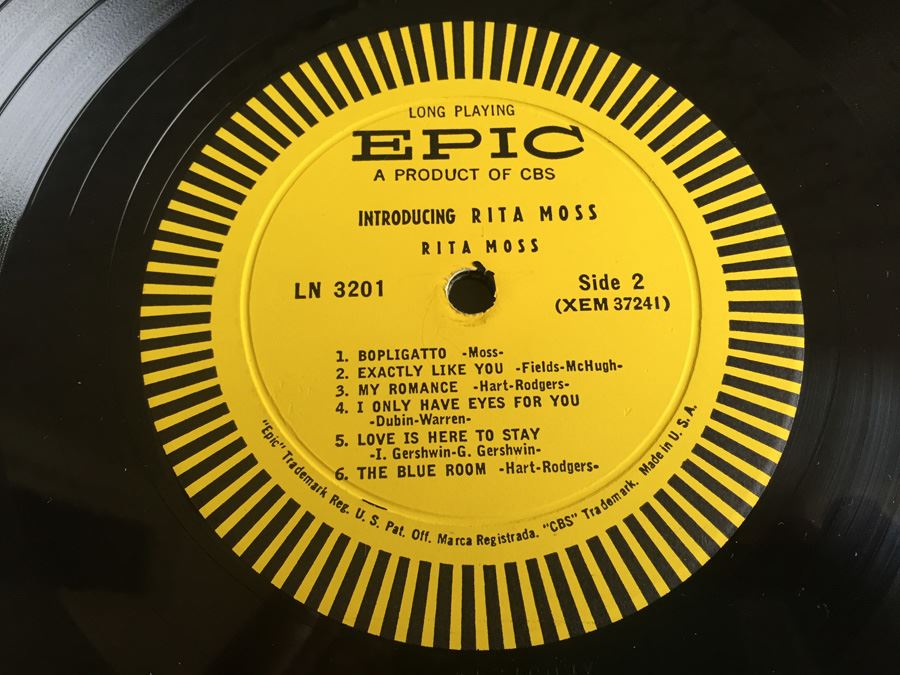 Rita Moss ‎- Introducing Rita Moss - Epic ‎- LN 3201 [Photo 6]