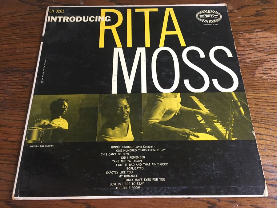 Rita Moss ‎- Introducing Rita Moss - Epic ‎- LN 3201 [Photo 1]
