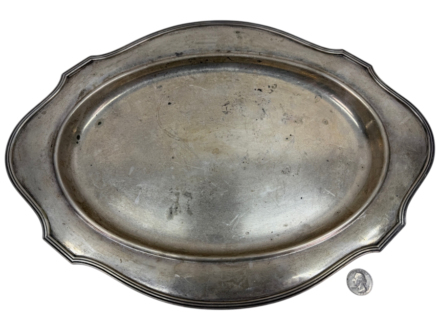 Vintage Bailey, Banks & Biddle Co Sterling Silver Tray 16.5W X 12D X 1H 905.1g [$1,975 Silver Melt Value]