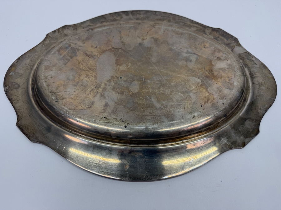 Vintage Bailey, Banks & Biddle Co Sterling Silver Tray 16.5W X 12D X 1H 905.1g [$1,975 Silver Melt Value] [Photo 4]