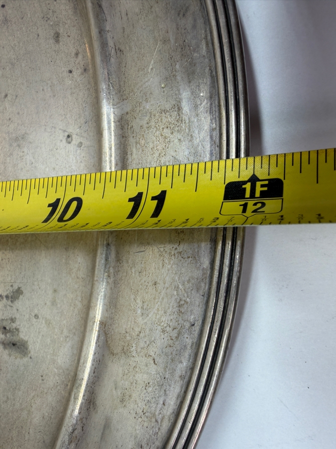 Vintage Bailey, Banks & Biddle Co Sterling Silver Tray 16.5W X 12D X 1H 905.1g [$1,975 Silver Melt Value] [Photo 9]