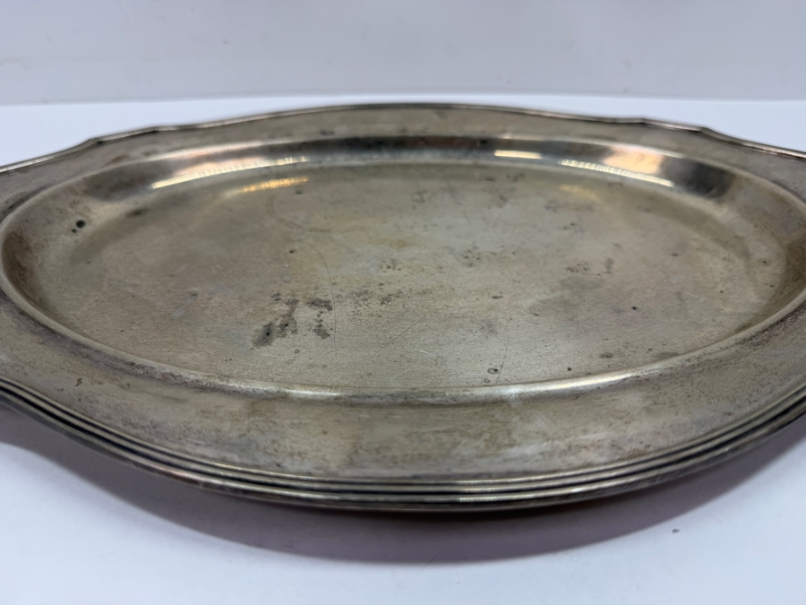 Vintage Bailey, Banks & Biddle Co Sterling Silver Tray 16.5W X 12D X 1H 905.1g [$1,975 Silver Melt Value] [Photo 3]