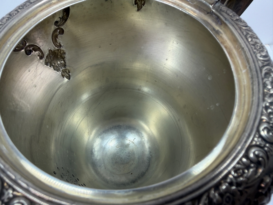 Antique Sterling Silver Coffee Pot Hallmarked 10'H 833.4g [$1,819 Silver Melt Value] [Photo 9]