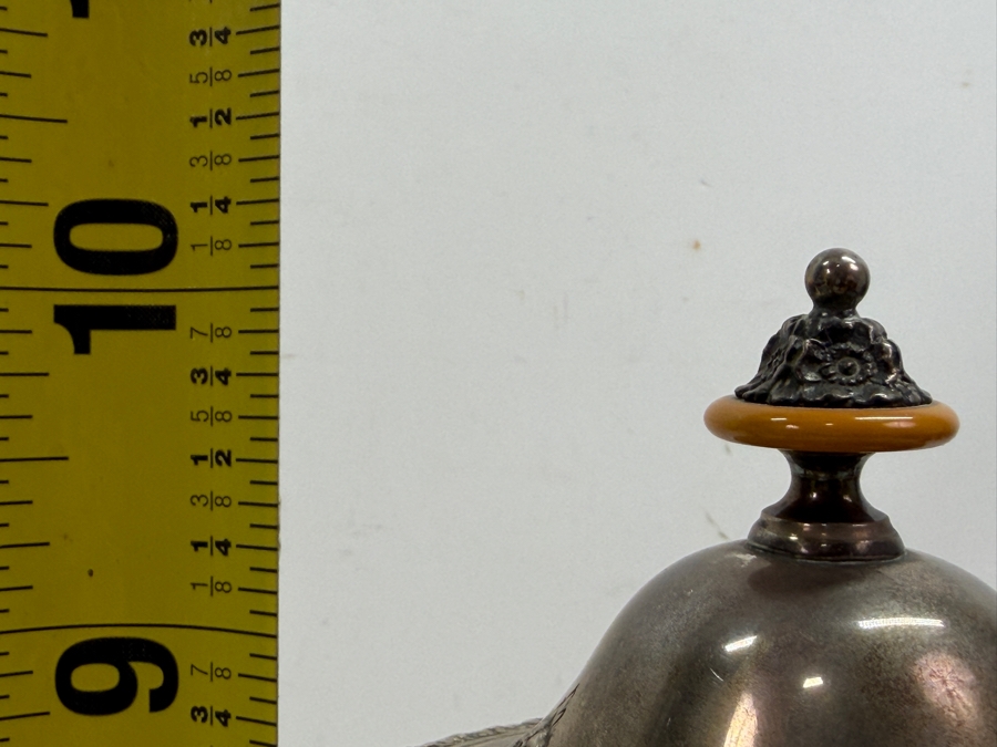 Antique Sterling Silver Coffee Pot Hallmarked 10'H 833.4g [$1,819 Silver Melt Value] [Photo 14]