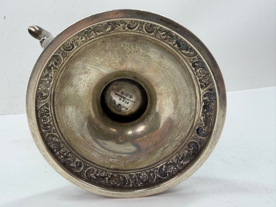 Antique Sterling Silver Coffee Pot Hallmarked 10'H 833.4g [$1,819 Silver Melt Value] [Photo 10]