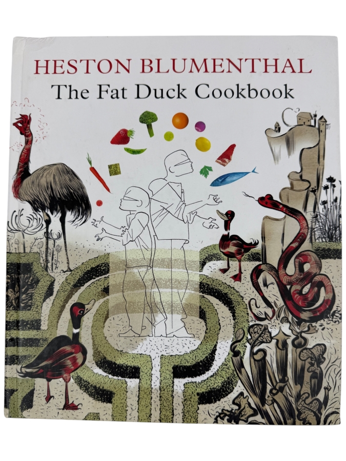 SIGNED Heston Blumenthal The Fat Duck Cookbook Hardcover Book 2009 (RSF)