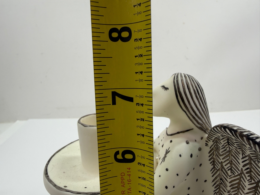 Emilia Castillo Plata Pura Potter Candle Holder With Sterling Silver Decorations 7'H (RSF) [Photo 9]