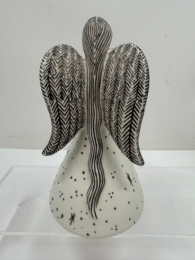 Emilia Castillo Plata Pura Potter Candle Holder With Sterling Silver Decorations 7'H (RSF) [Photo 4]