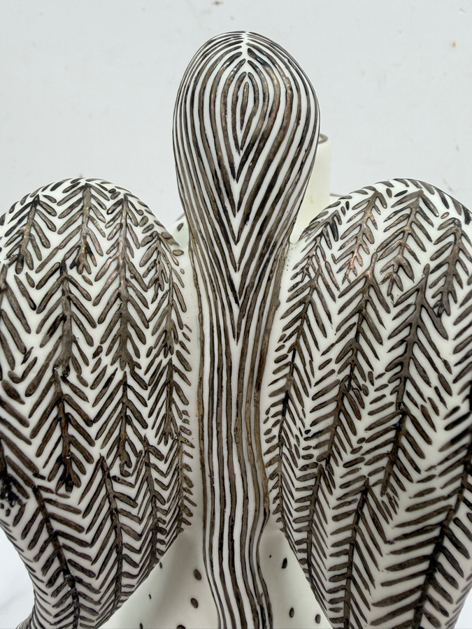 Emilia Castillo Plata Pura Potter Candle Holder With Sterling Silver Decorations 7'H (RSF) [Photo 5]