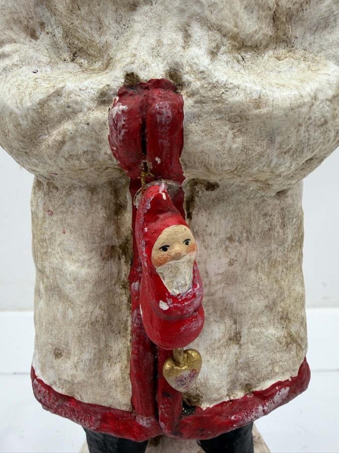 Limited Edition Debbee Thibault Santa Figurine Numbered 511 Of 2,500 Dated 1996 11'H (RSF) [Photo 3]
