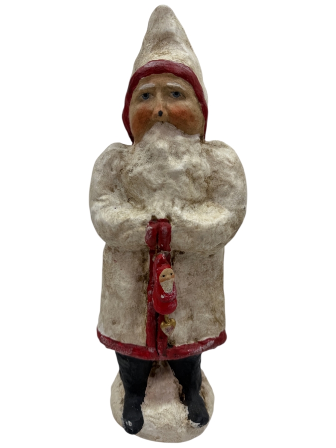 Limited Edition Debbee Thibault Santa Figurine Numbered 511 Of 2,500 Dated 1996 11'H (RSF)