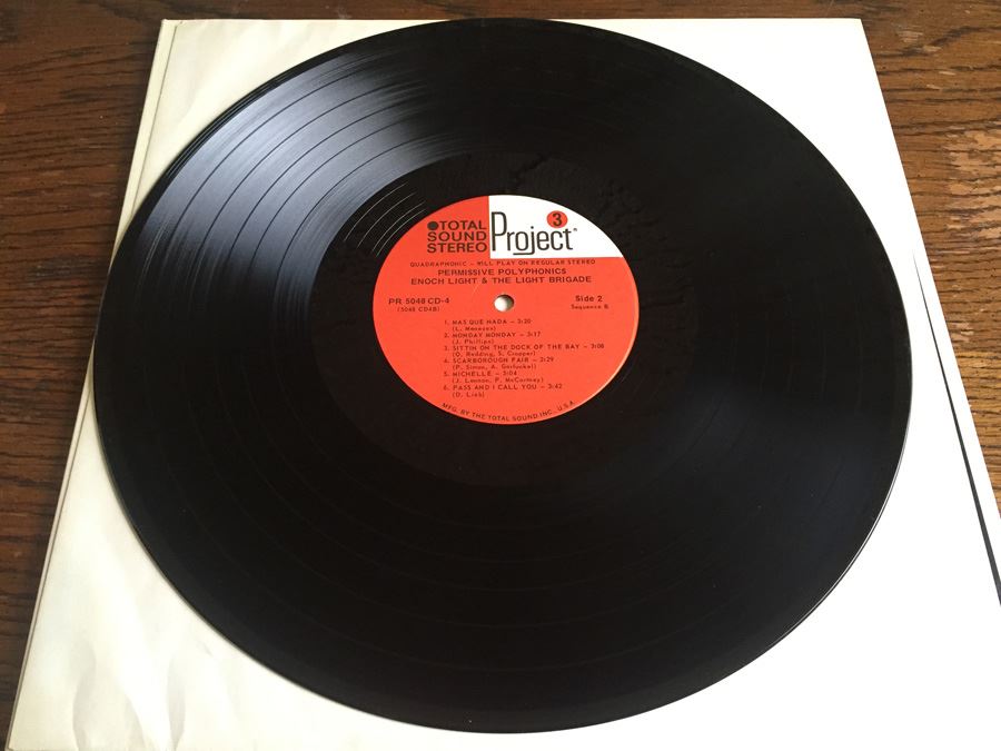 Enoch Light And The Light Brigade ‎- Permissive Polyphonics - Project 3 Total Sound ‎- PR 5048 QD - Quadraphonic [Photo 7]
