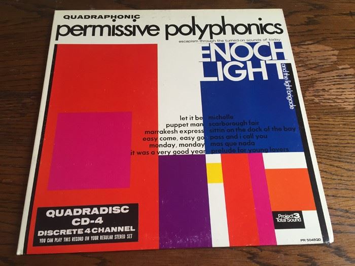 Enoch Light And The Light Brigade ‎- Permissive Polyphonics - Project 3 Total Sound ‎- PR 5048 QD - Quadraphonic [Photo 1]
