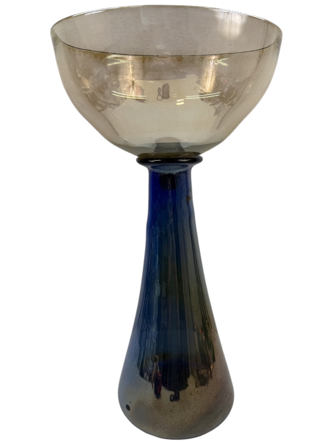 Large 2-Piece Art Glass Bowl 22.5'H (RSF)