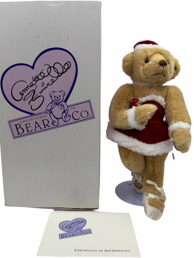 Limited Edition Annette Funicello Collectible Bear 'Let It Snow Annette Bear' With COA And Original Box Numbered 565 Of 5,000 16'H (RSF)
