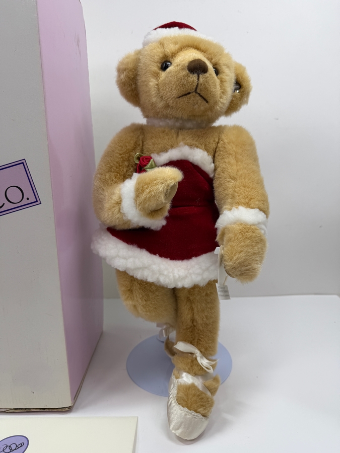 Limited Edition Annette Funicello Collectible Bear 'Let It Snow Annette Bear' With COA And Original Box Numbered 565 Of 5,000 16'H (RSF) [Photo 2]