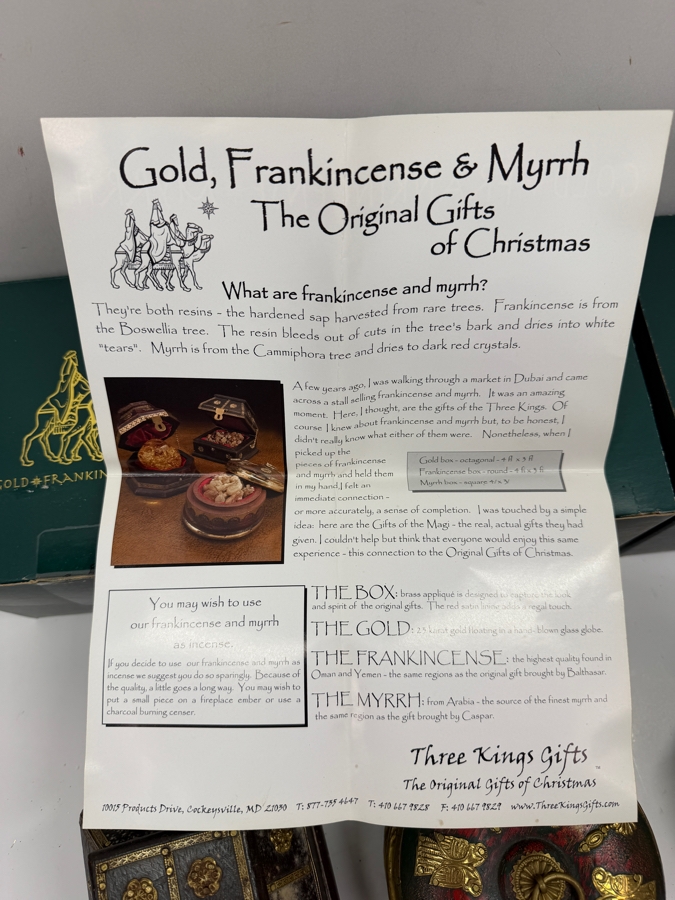 Three Kings Gifts Of Christmas: Gold, Frankincense And Myrrh (RSF) [Photo 9]
