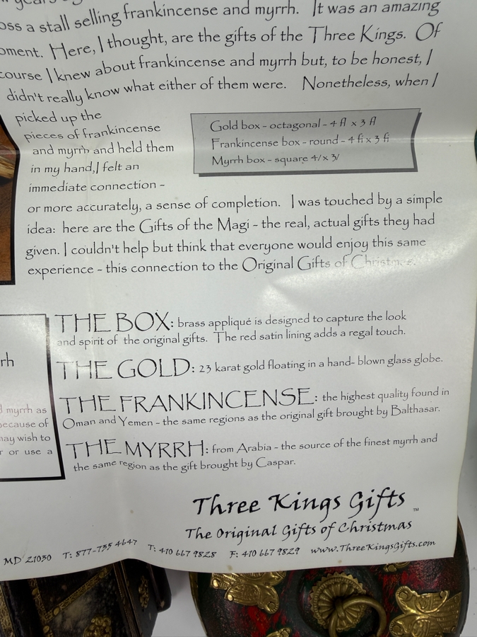 Three Kings Gifts Of Christmas: Gold, Frankincense And Myrrh (RSF) [Photo 10]