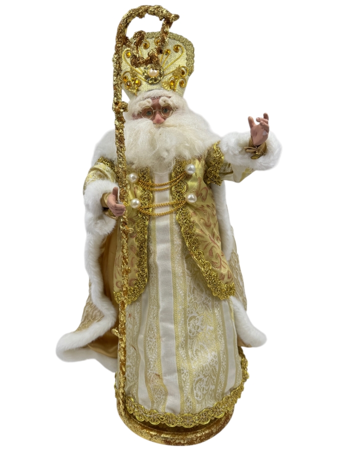 Mark Roberts Santa Claus Statue 24'H (Note That One Finger Is Missing)