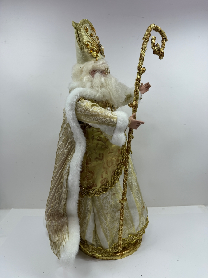 Mark Roberts Santa Claus Statue 24'H (Note That One Finger Is Missing) [Photo 5]