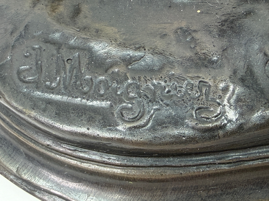 After Jules Moigniez (1835-1894, French) Signed Bronze Sculpture Of A Standing Horse With Side Saddle 14'W X 4'D X 12'H (RSF) [Photo 12]