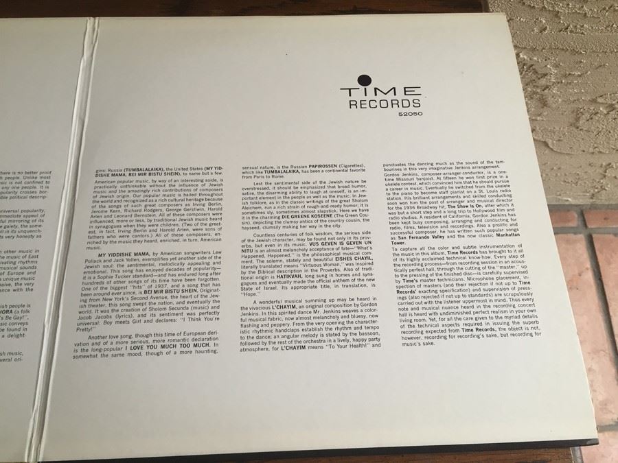 Gordon Jenkins And His Orchestra ‎- Soul Of A People - Time Records - LB-646 - PROMO [Photo 5]