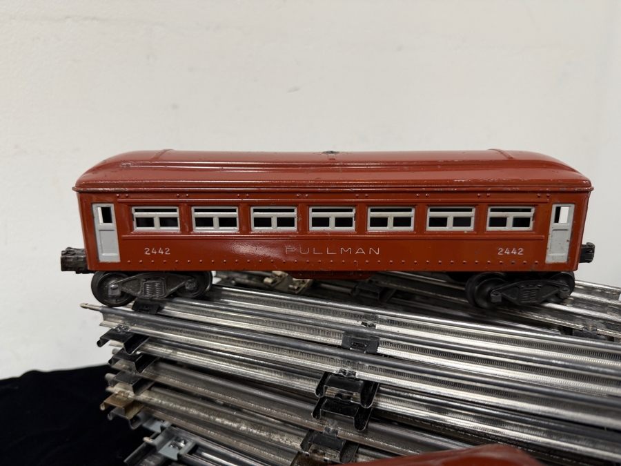 Vintage 1940s Lionel Postwar O-Gauge Train Set Featuring A Lionel 675 Steam Locomotive, Whistle Tender, Passenger Cars, Automatic Refrigerated Milk Car, Tracks, Lionel Type 1033 Multi-Control Transformer And More [Photo 8]