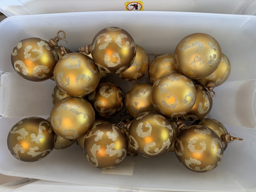 Just Added - Huge Lot Of Christmas Ornaments - See Photos For Individual Bins (RSF) [Photo 4]