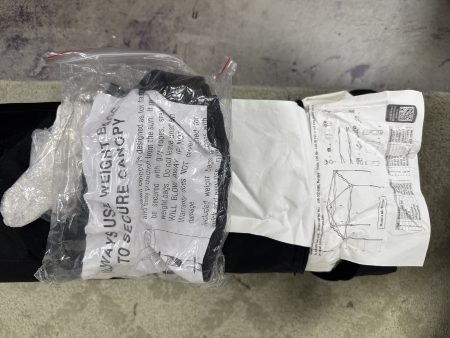 Just Added - Lot Of (4) New 10' X 10' Everbuilt White Instant Canopy Model #NS HPP100 Retails $800 ($200/Each) [Photo 5]