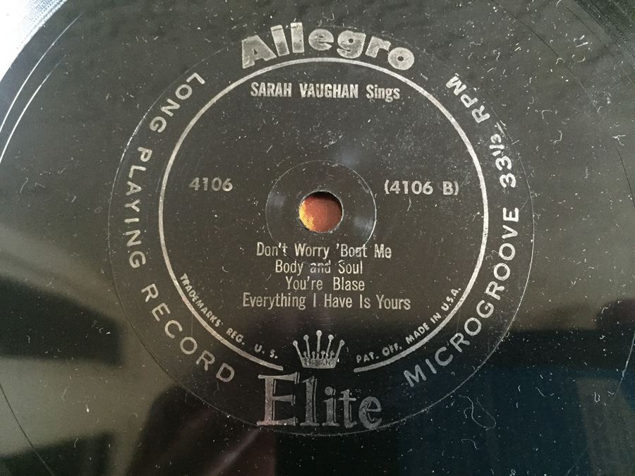 Sarah Vaughan ‎- Sarah Vaughan Sings - Allegro Elite ‎- 4106 - 10' [Photo 6]