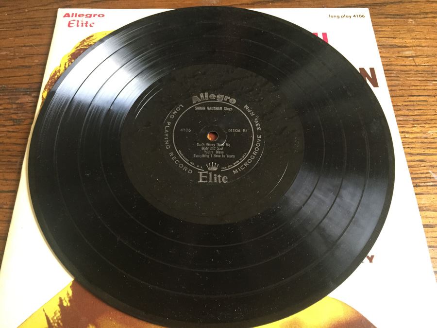 Sarah Vaughan ‎- Sarah Vaughan Sings - Allegro Elite ‎- 4106 - 10' [Photo 5]