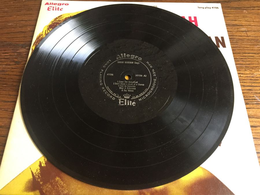 Sarah Vaughan ‎- Sarah Vaughan Sings - Allegro Elite ‎- 4106 - 10' [Photo 3]
