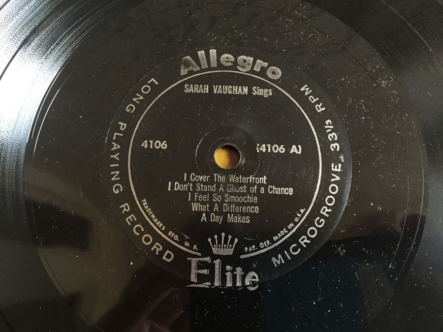 Sarah Vaughan ‎- Sarah Vaughan Sings - Allegro Elite ‎- 4106 - 10' [Photo 4]