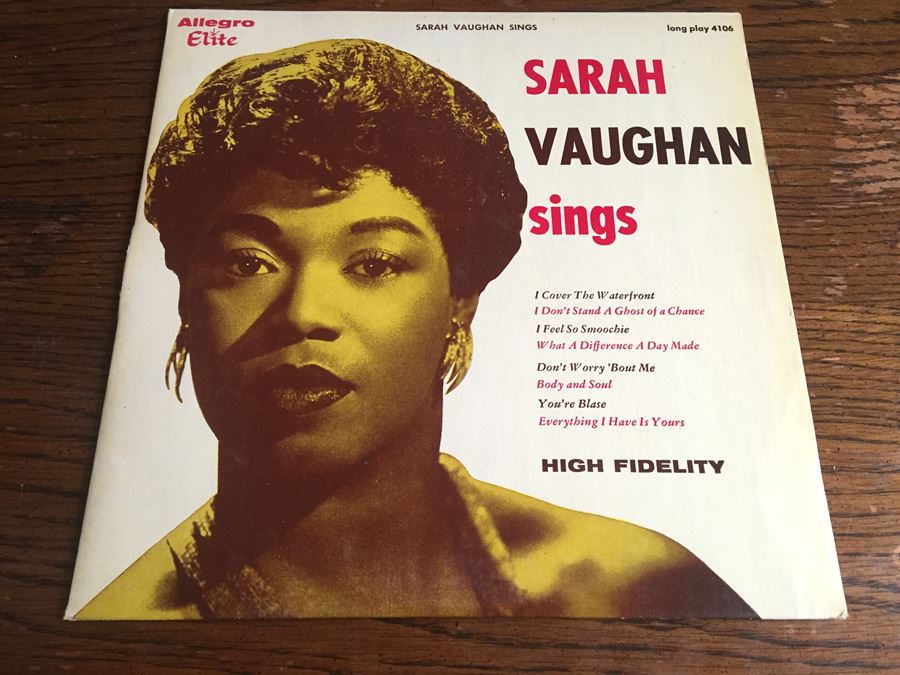 Sarah Vaughan ‎- Sarah Vaughan Sings - Allegro Elite ‎- 4106 - 10' [Photo 1]