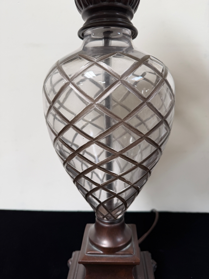 Pair Of Ethan Allen Pineapple Lamps 34'H [Photo 4]