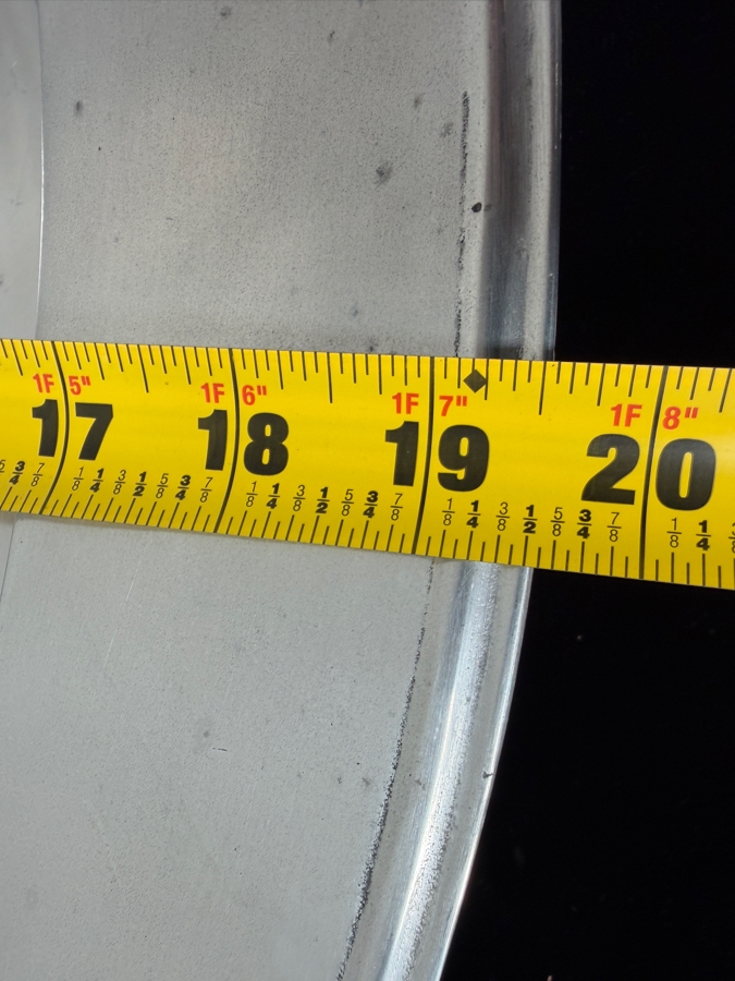 Extra Large Metal Pewter Oval Dish With Handles 27.5'W X 19.5'D X 4'H Retails $250 (RSF) [Photo 8]