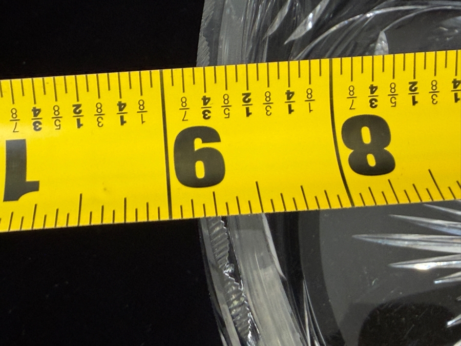 Vintage Signed Hawkes American Brilliant Period Cut Crystal Bowl Featuring A Detailed Floral Pattern 9W X 3.5H [Photo 8]