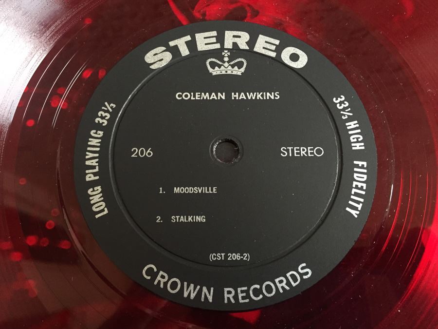 Coleman Hawkins ‎- Coleman Hawkins And His Orchestra - Crown Records - CST-206 - Color Vinyl [Photo 4]
