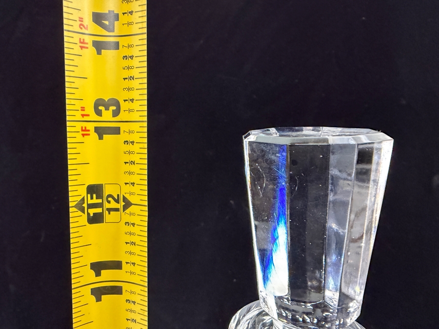 Vintage Waterford Crystal Kenmare Cut Wine Decanter With Beveled Stopper 13'H [Photo 7]