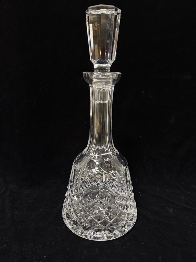 Vintage Waterford Crystal Kenmare Cut Wine Decanter With Beveled Stopper 13'H [Photo 3]