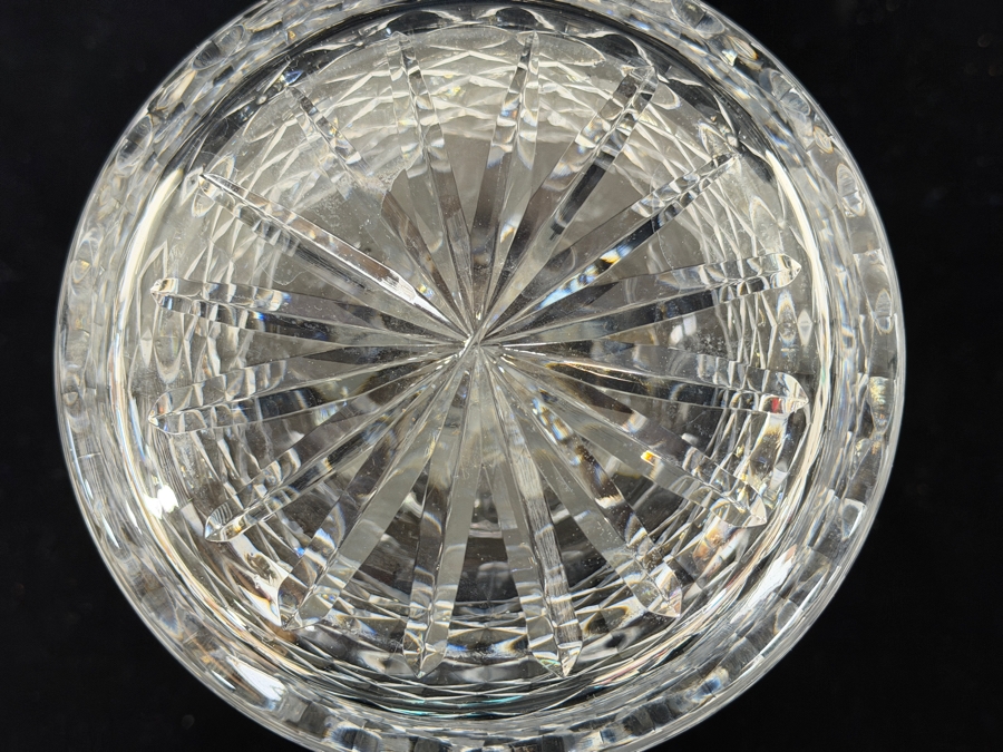 Vintage Waterford Crystal Kenmare Cut Wine Decanter With Beveled Stopper 13'H [Photo 6]