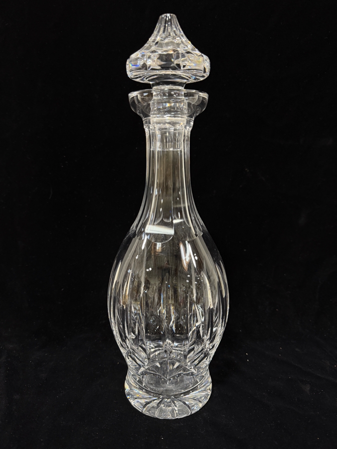 Waterford Crystal Kildare Pattern Spirit Decanter With Multi-Faceted Stopper And Hand-Cut Lead Crystal Body [Photo 2]